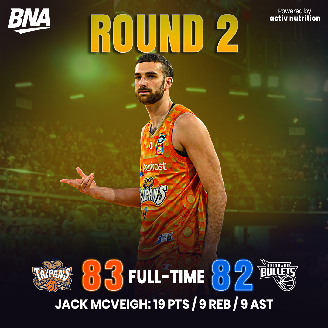 Cairns Taipans vs Brisbane Bullets NBL26