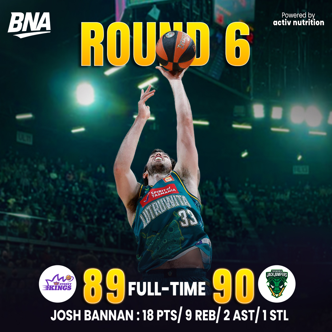 Tasmania JackJumpers vs Sydney Kings NBL26 Round 6